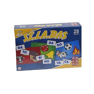 Pais e Filhos - jogo das silabas 28 peças