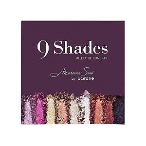 Paleta de sombras 9 shades Marianna Saad Oceane
