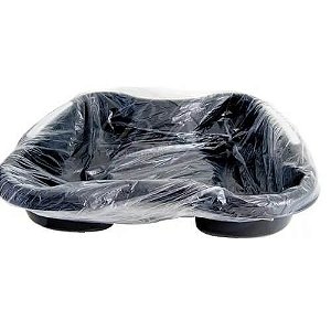 Protetor Descartável para Bacia Santa Clara R61 com 12 unidades 68 x 68 cm