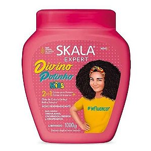 Skala Divino Potinho Kids 2em1 Creme para Pentear e Hidratação 1kg