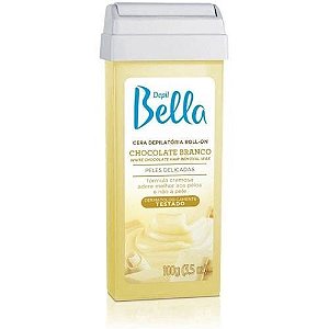 Cera Depilatória Roll-on Depil Bella - Chocolate Branco 100g
