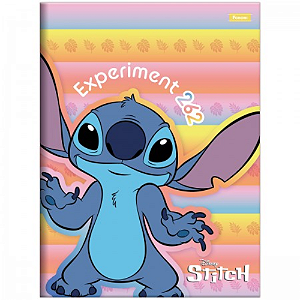Caderno Brochura Capa Dura Stitch Foroni 80 Folhas - Capas Sortidas