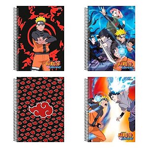 Caderno Universitário 15 Matérias 240 Fls – Naruto – Papelaria Giga