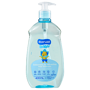 Sabonete Liquido Baruel Baby Glicerina Pele Delicada 400ml