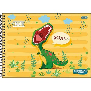 Caderno de Desenho e Cartografia Stone Jandaia 80 Folhas