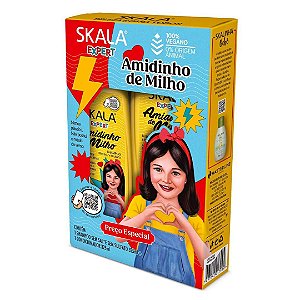 Kit Skala Expert Shampoo+Condicionador Amidinho De Milho Kids 325ml