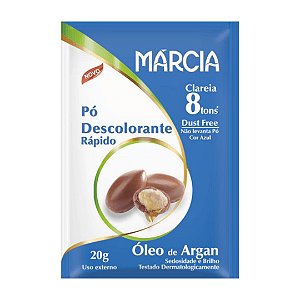 Pó Descolorante Márcia Óleo De Argan Com 20g