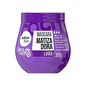 #todecacho Máscara Matizadora Roxa Salon Line 300g