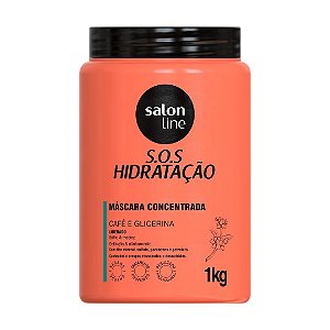 Máscara S.O.S Hidratação Café e Glicerina Salon Line 1kg