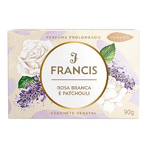 Sabonete Em Barra Francis Rosa Branca E Patchouli 90g
