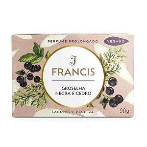 Sabonete Em Barra Francis Groselha Negra E Cedro 90g