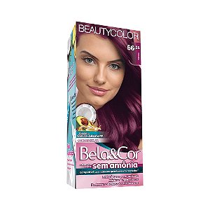 Coloração Sem Amônia Bela&Cor 66.26 Marsala