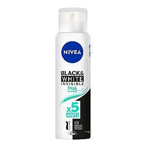 Desodorante Aerosol Nivea Invisible For Black e White Fresh Erva Doce 150ml