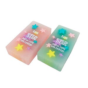 Borracha Star Tris Cores Sortidas