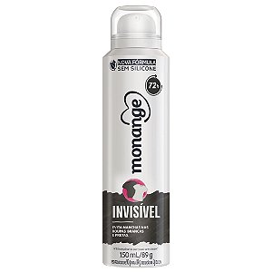 Desodorante Monange Aerosol Invisível 150ml