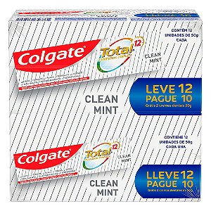 Creme Dental Colgate Total 12 50gr Leve12 Pague 10 Clean Mint