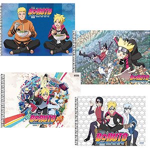 Caderno Cartografia São Domingos Boruto 60 Folhas Espiral Sortido - 3385