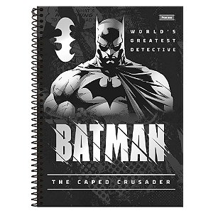 Caderno Universitário Capa Dura Batman 15 Matérias Foroni Sortidos