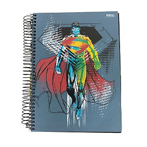 Caderno Universitário 15 Matérias 240 Folhas Superman São Domingos Sortido