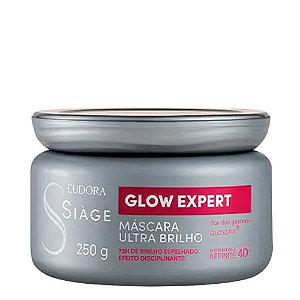 Máscara Capilar Ultra Brilho Eudora Siàge Glow Expert 250g