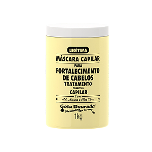 Máscara Dourada Fortalecimento Gota Dourada 1kg
