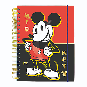 Caderno DAC Smart Universitário com folhas e divisórias reposicionáveis Disney Mickey 10 Divisórias.