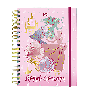 Caderno DAC Smart Universtátio Disney  Princesas Com folhas Reposicionáveis 90g 10 divisórias