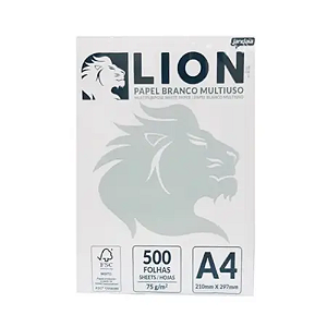 Papel Jandaia Lion A4 500 Folhas