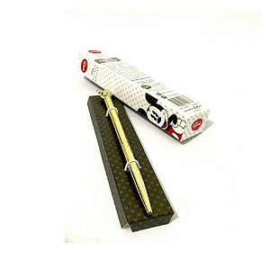 Caneta Esferográfica Metálica Molin Mickey Mouse Metallic Collection Dourada