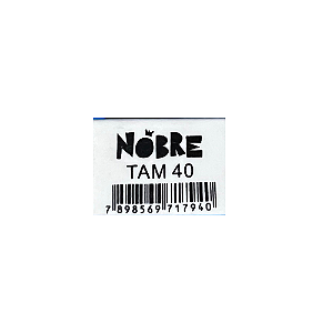 Borracha  Branca Tamanho 40 Nobre - 1 Unidade.