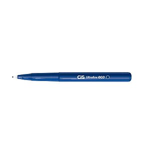 Caneta Ultrafine Eco Cis Ponta sintética Firme 0.8mm Azul