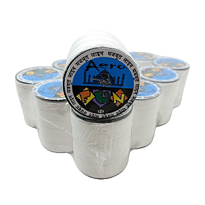 Linha De Pipa Aero Linha 10 100% Algodão 500 Jardas com 12 unidades
