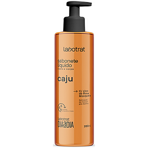 Sabonete Liquido Rosto e Corpo Cajù Labotrat 190 ml.