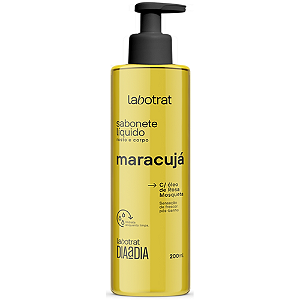 Sabonete Liquido Rosto e Corpo Maracujá Labotrat 190 ml.