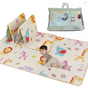 Tapete De Atividades Infantil Impermeável e Dobrável XPE 1,20m x 1,8m x  Estampas Sortidas Unissex