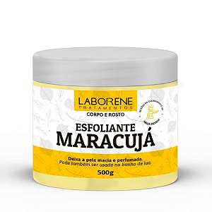 Esfoliante Rosto e Corpo Maracujá 500g Laborene.