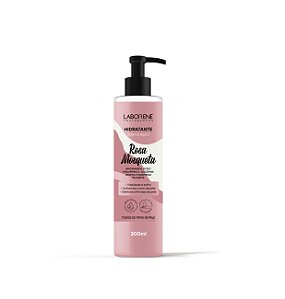 Hidratante Corpo e Rosto Rosa Mosqueta 200ml Laborene.
