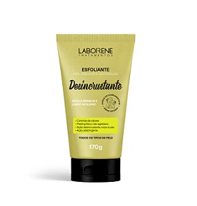 Esfoliante Desincrustante Corpo e Pés Argila Branca e Limão Siciliano 170g Laborene.
