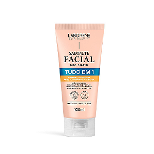 Sabonete Facial Tudo em 1 Laborene 100 ml.