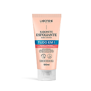 Sabonete Esfoliante Tudo em 1 Laborene 100 ml.