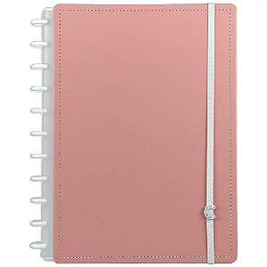Caderno Inteligente Rose Pastel Grande 21x28cm