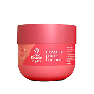 Máscara Hidratante Para o Bumbum Corpo Dourado Clinic+ 300g