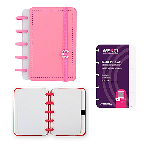 Kit Caderno Inteligente All Pink Inteligine + Refil Pautado