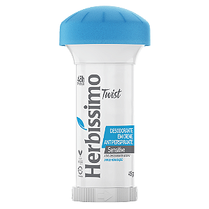 Desodorante Em Creme Antitranspirante Herbissimo Twist Sensitive 45g.