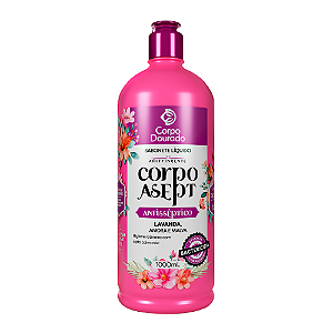 Sabonete Líquido Corporal Antisséptico Lavanda, Amora e Malva Corpo Dourado 1000ml