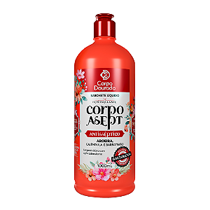 Sabonete Líquido Corporal Antisséptico Aroeira, Calêndula e Barbatimão Corpo Dourado 1000ml