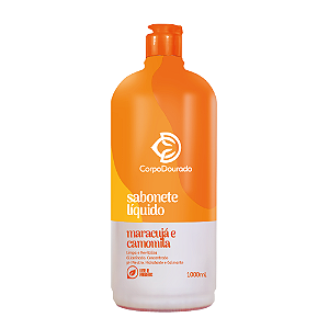 Sabonete Líquido Corporal Maracujá e Camomila Corpo Dourado 1000ml
