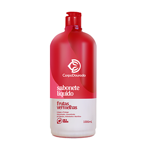Sabonete Líquido Corporal Frutas Vermelhas Corpo Dourado 1000ml