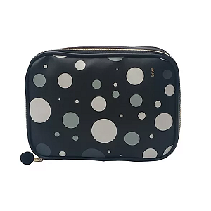 Estojo Box Nécessaire Black Poá BRW