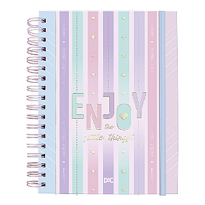 Caderno DAC Smart Colegial Enjoy com 80 Folhas Reposicionáveis 90g 10 Divisórias